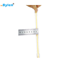 Bande lumineuse LED COB haute tension AC 220-240V-480 puces/Mr, IP66 étanche, aucun pilote nécessaire, 10CM, extrusion de silicone, CRI90