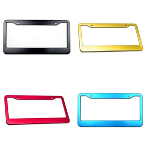 Marco para Matrícula de Coche Personalizado en Tamaño y Color, Modelo USA, Material de Aleación con Diseño Personalizado - Product Image 1