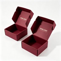Boîte d'expédition en papier spécial personnalisée, boîte cadeau de luxe avec logo imprimé, emballage en papier ondulé écologique