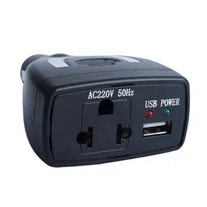 Inversor de corriente para coche, adaptador de cargador con USB, 75W, 80W, 85W, 90W, 95W, 100W, precio al por mayor