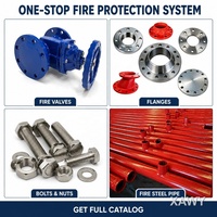 Coude rainuré en fonte ductile de 22,5 degrés pour la protection incendie DN25 DN300 pour système de conduite de flottement humide Fournisseur OEM