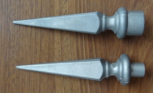 Decorative Alu Fence Spearheads MOB19 Ornamental <strong>Picket</strong> Tops for Security <strong>Gates</strong> - Product Image 2