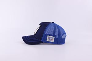 Gorra de Malla Estilo Camionero de 5 Paneles de Algodón Transpirable con Parche de Aplique Bordado para Primavera y Verano Estilo con Certificación BSCI - Product Image 3