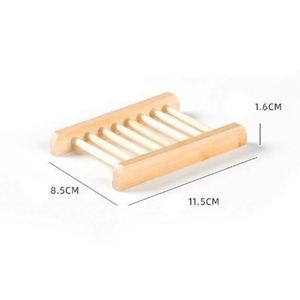 Wholesale Natural <b>Bamboo</b> Wooden <b>Soap</b> <b>Dish</b> for Bathroom Kitchen Showers - Product Image 2