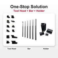 Barre de perçage anti-vibration en carbure de tungstène et HSS, de 10 mm à 80 mm, rapport 7 à 14, porte-outil de tournage CNC pour trous profonds, OEM