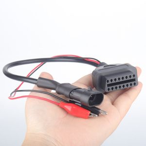 Elektronik uygulamalar için PBT yalıtım malzemesi ile üç pinli Transfer OBD 2 kablo demeti/adaptörü - Product Image 6