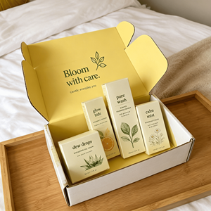 Cleansing Balm DTC Packaging Boxes E <b>Flute</b> Self Die Cut Mailer Box Custom Packaging - Product Image 4