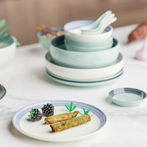 Modern Luxury European-Style Ceramic Tableware Hotel Restaurant Grade Disposable Sustainable Cutlery <b>Set</b> <b>for</b> Home Kitchenware - Product Image 3