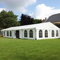 Tente d'usine entrepôt tente de glamping extérieure double couche personnalisée toile PVC imperméable pour les fêtes de famille et les événements de camping