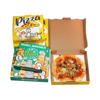 Le fabricant expédie rapidement des boîtes en papier d'emballage personnalisées, boîtes à pizza imprimées personnalisées écologiques avec logo