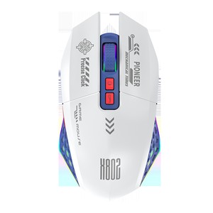 เมาส์เกมมิ่ง X802 ไตรโหมด 6 ปุ่ม ตั้งค่ามาโครได้ 1000Hz ไฟ RGB ดีไซน์ตามหลักสรีรศาสตร์ - Product Image 5