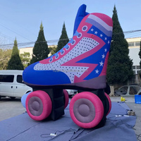 Patins à glace gonflables géants, modèle de patins à glace gonflables accrocheur pour les événements