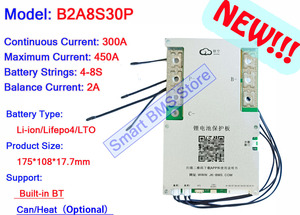 Jikong JK BMS 7s18p Dally 3S 4S 5S 6S 7S 8S 14.8V 24V 25.9V 28.8V 15A 1000A 20000mah 33140 Uart 100ah 280A 50A 40A 20A PCB PCBA - Product Image 3