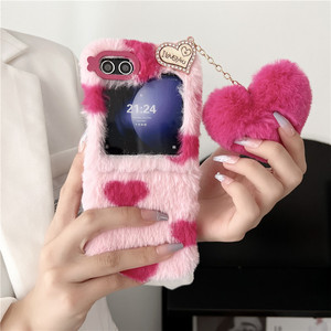 <span class=keywords><strong>เคส</strong></span>หรูหราพร้อมจี้รูปหัวใจเสือดาวอบอุ่นสำหรับ Samsung Galaxy Z <span class=keywords><strong>Flip</strong></span> 5G 5 3 <span class=keywords><strong>4</strong></span> Flip4 ZFlip5ฝาหลังกันกระแทก - Product Image 2