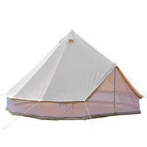3M 4M 5M 6M 7M Novo design de lona sino sino tenda de lona ao ar livre de duas portas tenda para venda