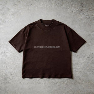 Camisetas Unisex de Alta Calidad 100% Algodón, Ropa para Hombre, Fabricantes de Camisetas, Corte Cuadrado, Hombros Caídos, Camiseta de Peso Pesado - Product Image 3