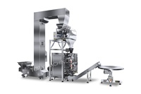 Machine d'emballage automatique pour grains de café et poudre de café, peseuse linéaire, machine d'emballage verticale à quatre soudures, machine de formage, de remplissage et de scellage