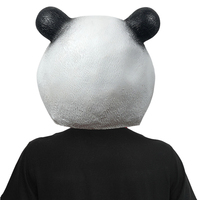 Masque intégral en plastique de panda mignon, accessoire de costume de fête pour événements d'Halloween, thème amusant pour adultes, vente en gros
