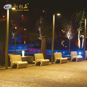 Nuevo Banco de Hormigón para Exteriores Magic Stone, Silla Artística UHPC para Decoración de Paisajes - Product Image 2