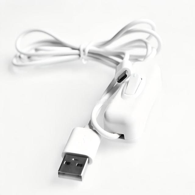 Raspberry Pi power supply USB switch power cord USB to micro USB with switch 1-meter long wire
