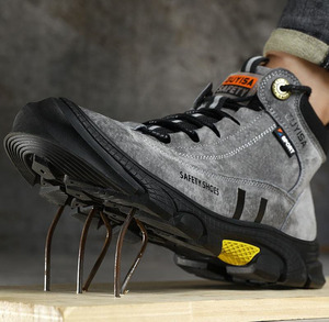 Zapatos <span class=keywords><strong>de</strong></span> <span class=keywords><strong>seguridad</strong></span> industriales informales <span class=keywords><strong>de</strong></span> corte alto <span class=keywords><strong>de</strong></span> marca, suela <span class=keywords><strong>de</strong></span> goma antideslizante, <span class=keywords><strong>botas</strong></span> <span class=keywords><strong>de</strong></span> <span class=keywords><strong>seguridad</strong></span> con punta <span class=keywords><strong>de</strong></span> acero antipuñaladas, zapatos punta <span class=keywords><strong>de</strong></span> acero - Product Image 2
