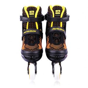 Patins à roulettes en ligne pour enfants filles avec 4 roues élastiques lumineuses en PU pour débutants - Product Image 4