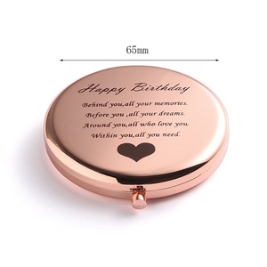 กระจกพกพาสองด้านสีโรสโกลด์ SZ Original สินค้าขายดีสำหรับวันแม่ จากผู้ผลิตโดยตรง - Product Image 4