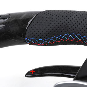 <span class=keywords><strong>Volante</strong></span> de cuero de fibra de carbono forjado deportivo LED M para serie F (X5 E70/X6/X6M E71/E46 M3 E39/E60/E92 M4 G20/F30/F10 M5 - Product Image 3