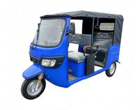 Scooter Rickshaw Électrique Hybride 1000W à Trois Roues pour Passagers, Taxi Tuk Économique à Carrosserie Fermée pour Usage Personnel
