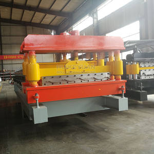 CE規格ガラス張りタイル金属製造ロールシート屋根材ロール成形機 - Product Image 3