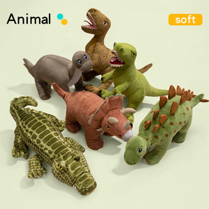 Juguetes <span class=keywords><strong>de</strong></span> Dinosaurios <span class=keywords><strong>de</strong></span> Simulación Súper Suaves, Triceratops, Brontosaurio, Tiranosaurio Rex, Animales <span class=keywords><strong>de</strong></span> <span class=keywords><strong>Peluche</strong></span> <span class=keywords><strong>de</strong></span> Algodón PP, Regalos para Niños - Product Image 2