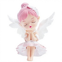 Décoration de gâteau X Hot Popcorn Angel Fairy Cute Lovely, décoration de pâtisserie, décoration de la maison, ornements