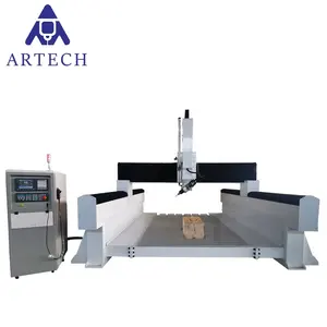 Chất lượng cao 4 trục CNC Router Máy chế biến gỗ Đồ nội thất cửa thợ mộc 1530