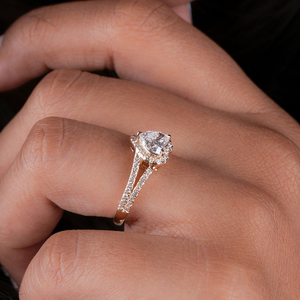 18k 14k 10k S925 серебро 1ct вечность лаборатория Выращенный бриллиант свадебное обручальное овальное лабораторное бриллиантовое кольцо - Product Image 2