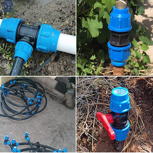 Werksanpassung Alle Arten und Größen PP-Klemmverbindungen Wasserversorgungskupplung T-Stück Winkel Gewinde <span class=keywords><strong>HDPE</strong></span>-Rohrverbindungen - Product Image 6