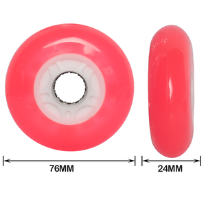 Roues de Hockey 76mm Roue Flash en Polyuréthane <span class=keywords><strong>Patins</strong></span> à Roues Alignées pour Enfants Roue De Patin <span class=keywords><strong>a</strong></span> Roulettes Patin à Roues Alignées - Product Image 2