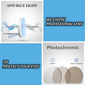 Or transparent carré changement de couleur 2023 pc métal antireflet lentes fotocromaticos bleu lumière filtre photogray lunettes <span class=keywords><strong>2022</strong></span> - Product Image 6