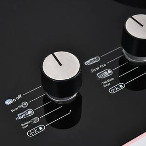 <span class=keywords><strong>Estufa</strong></span> de Gas Doméstica de Doble Quemador Tipo Mandarín, <span class=keywords><strong>Estufa</strong></span> de GLP de Doble Horno con Vidrio Templado y Diseño de Doble Dragón, de Alta Temperatura - Product Image 2