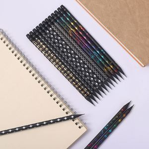 Factory Produce Cheap Price High Quality Full Over Thermal Transfer Printing HB <b>Sketch</b> Pencil <b>Set</b> with Erasers - Product Image 2