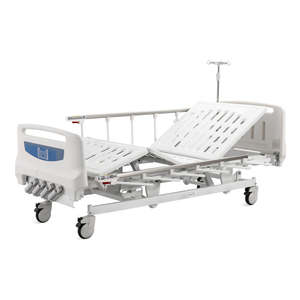 Cama de Rehabilitación Manual de 5 Funciones para Ancianos, Cama de Hospital Manual para Cuidados Intensivos, Fabricante y Exportador Indio con Servicio OEM y ODM de Marca Privada - Product Image 1