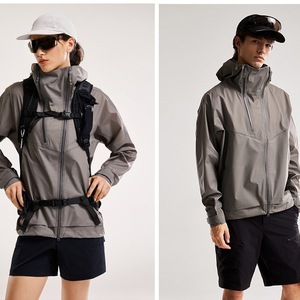 Chaqueta de Montañismo Unisex con Capucha de <span class=keywords><strong>Alta</strong></span> Calidad para Otoño, Modelo 2025, Diseño Exclusivo y Moderno, Corte Holgado - Product Image 5
