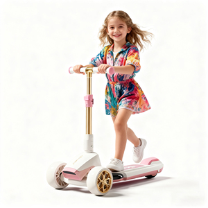 Vente en gros 2025 Trottinette à 3 roues pour enfants avec éclairage LED, cadeau de fête d'Halloween, produit pas cher pour enfants et bébés, trottinettes pour enfants - Product Image 6