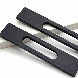 Aluminum Alloy Cabinet Handle Rectangle Bar Shape Durable Modern Design For Drawer Kitchen Cabinet Door Hardware Accessory - Product Image 3