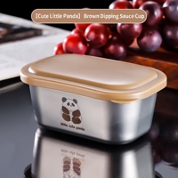 Boîte à sauce en acier inoxydable 304 de qualité alimentaire, petit compartiment, gobelet à condiments pour restaurant, barbecue, logo personnalisé OEM, vente en gros