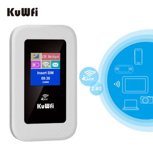 US/EU/AS Version KuWFi OEM Portable 4g <strong>USB</strong> Modem Lte <strong>Wifi</strong> with SIM Card Slot Dongle Wireless <strong>Wifi</strong> <strong>Router</strong> for Travel - Product Image 1