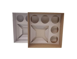 Scatola Personalizzata IMEE in Plastica Trasparente con Coperchio in PET per Cupcake e Dolci, Disponibile con <span class=keywords><strong>3</strong></span>, 4, 6, 8, 9, 10, 12 Scomparti - Product Image 4