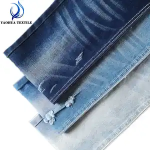 CK1586 Cotton polyester spandex soft TR stretch denim fabric at competitive price