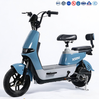 Bicicleta Eléctrica Económica de 14 Pulgadas, 48V 500W 12Ah, Bicicleta de Nieve, 3 Velocidades, Nueva Bicicleta Eléctrica de Carretera 2026, Envío Directo