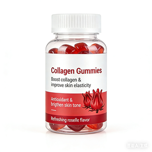 Suplemento Herbal de Marca Privada OEM ODM Suministro a Granel Gomitas de Roselle + Colágeno - Product Image 1