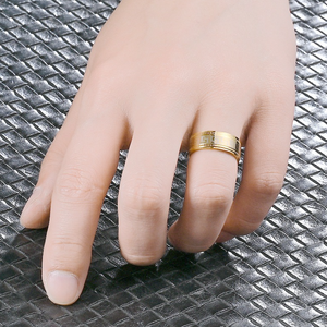 저렴한 도매 남성 반지 스테인레스 스틸 반지 빈티지 - Product Image 5